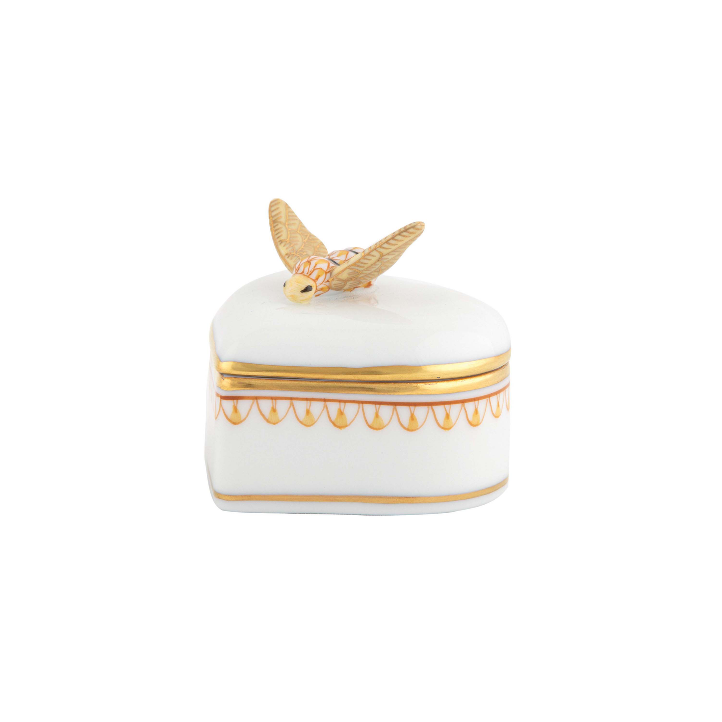 Herend Bee Box | 2in Butterscotch
