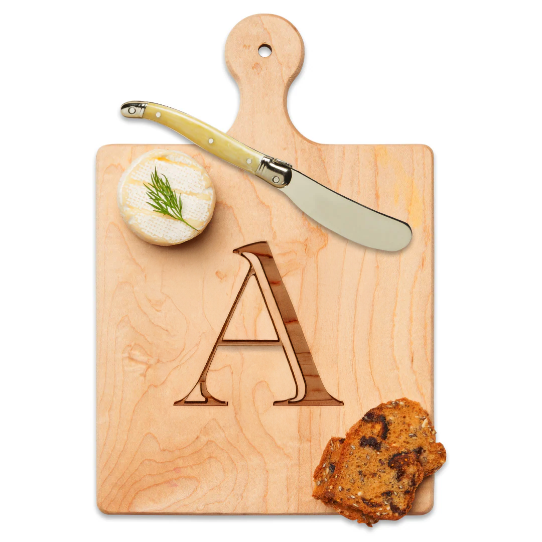 Monogram Gift Bar Board & Spreader Set