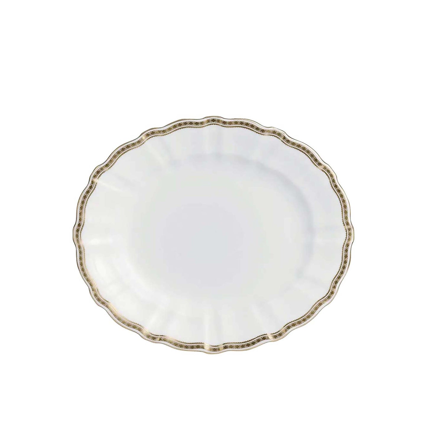 Royal Crown Derby Carlton Gold Small Oval Dish | 13in