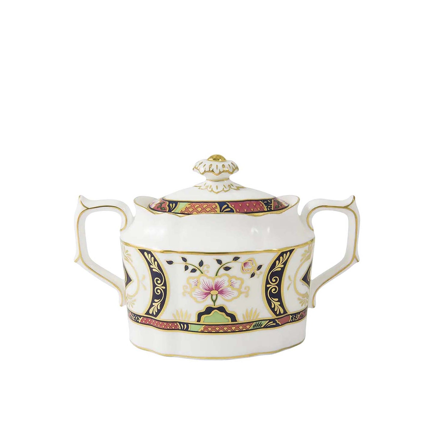 Royal Crown Derby Chelsea Garden Covered Sugar Bowl | 11oz