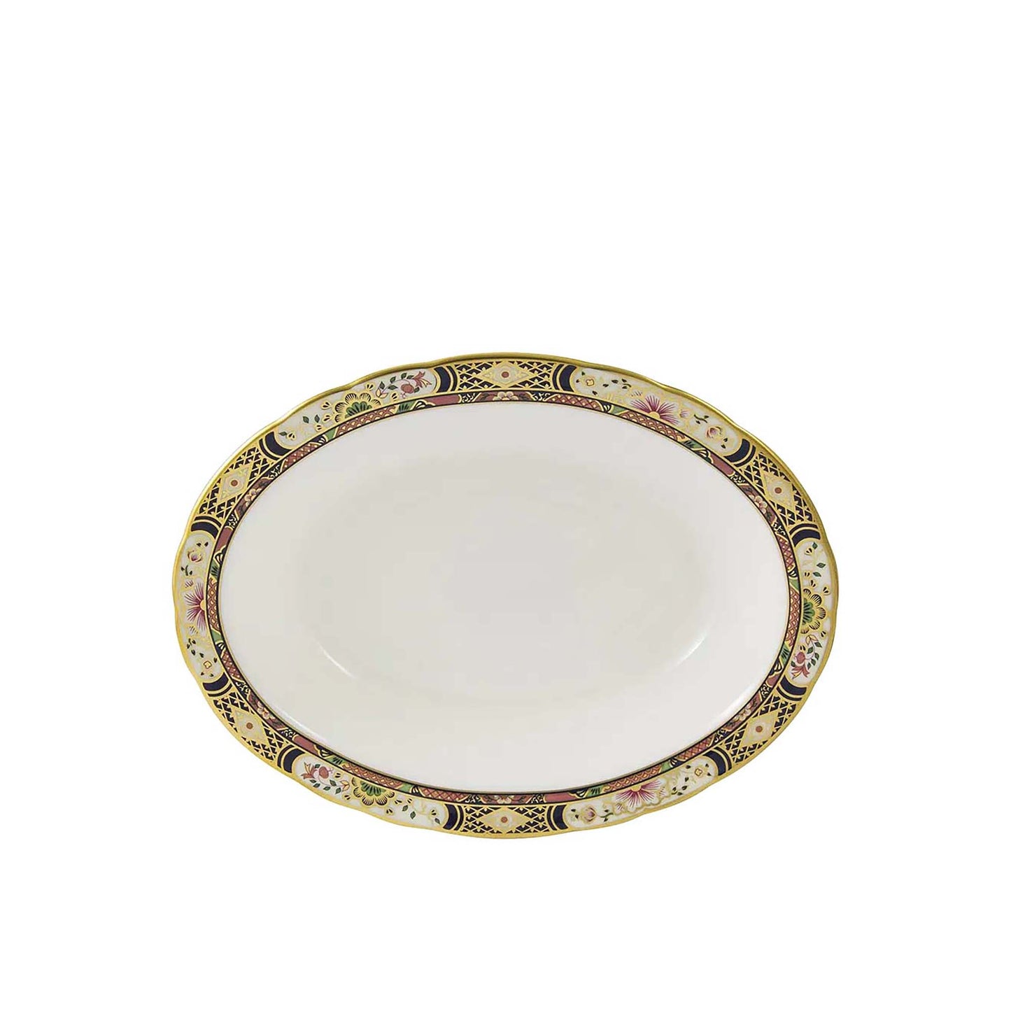Royal Crown Derby Chelsea Garden Open Vegetable Dish | 9.5in