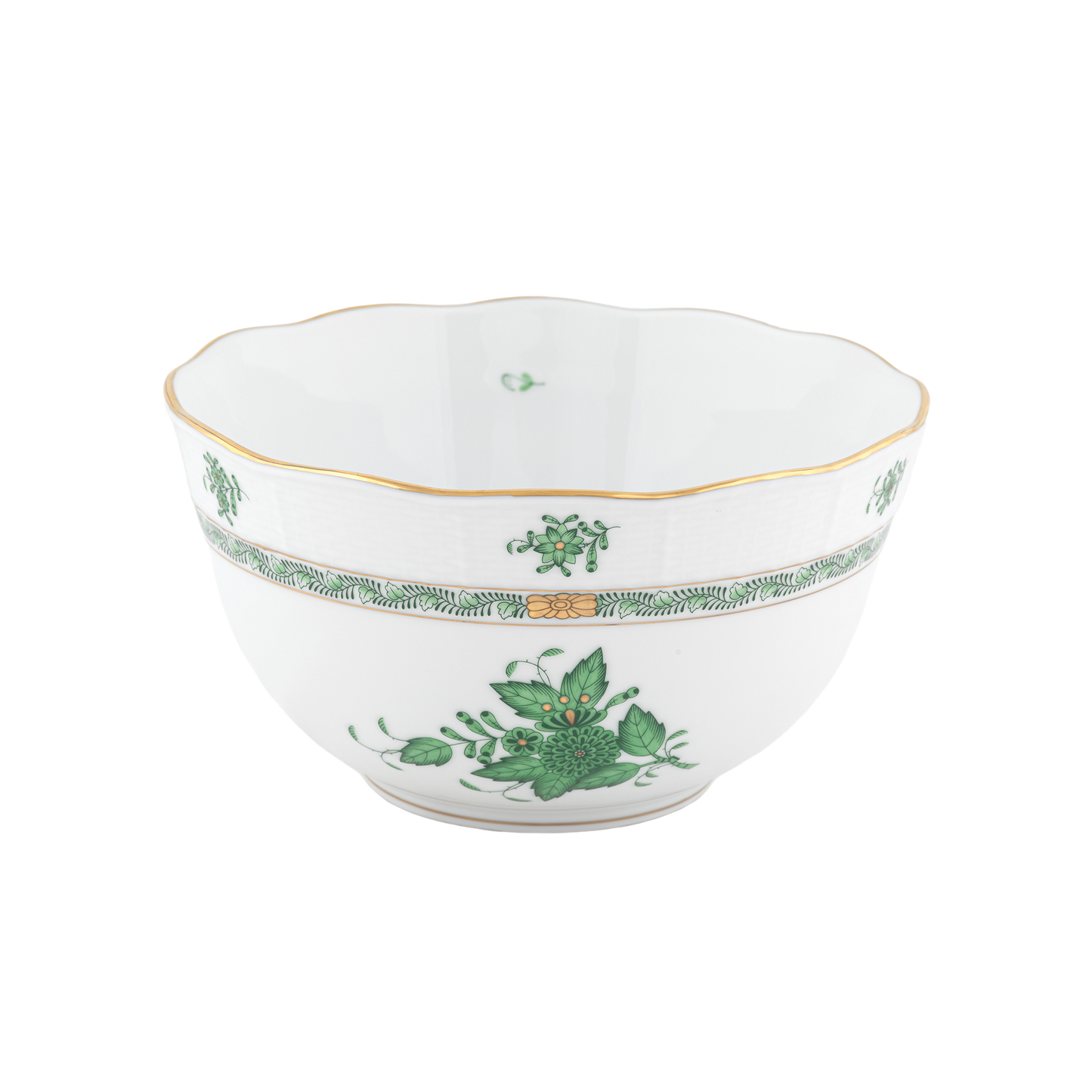 Herend Chinese Bouquet Green Round Bowl | 3.5pt