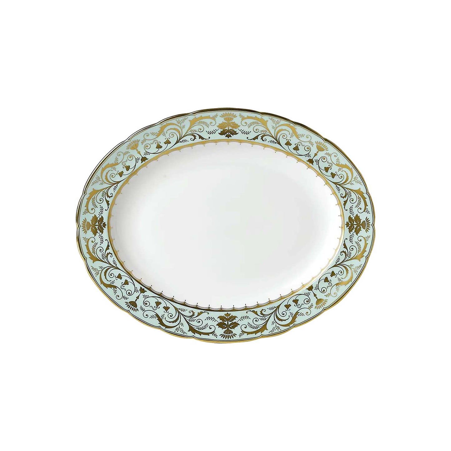 Royal Crown Derby Darley Abbey Small Oval Dish | 13.5in