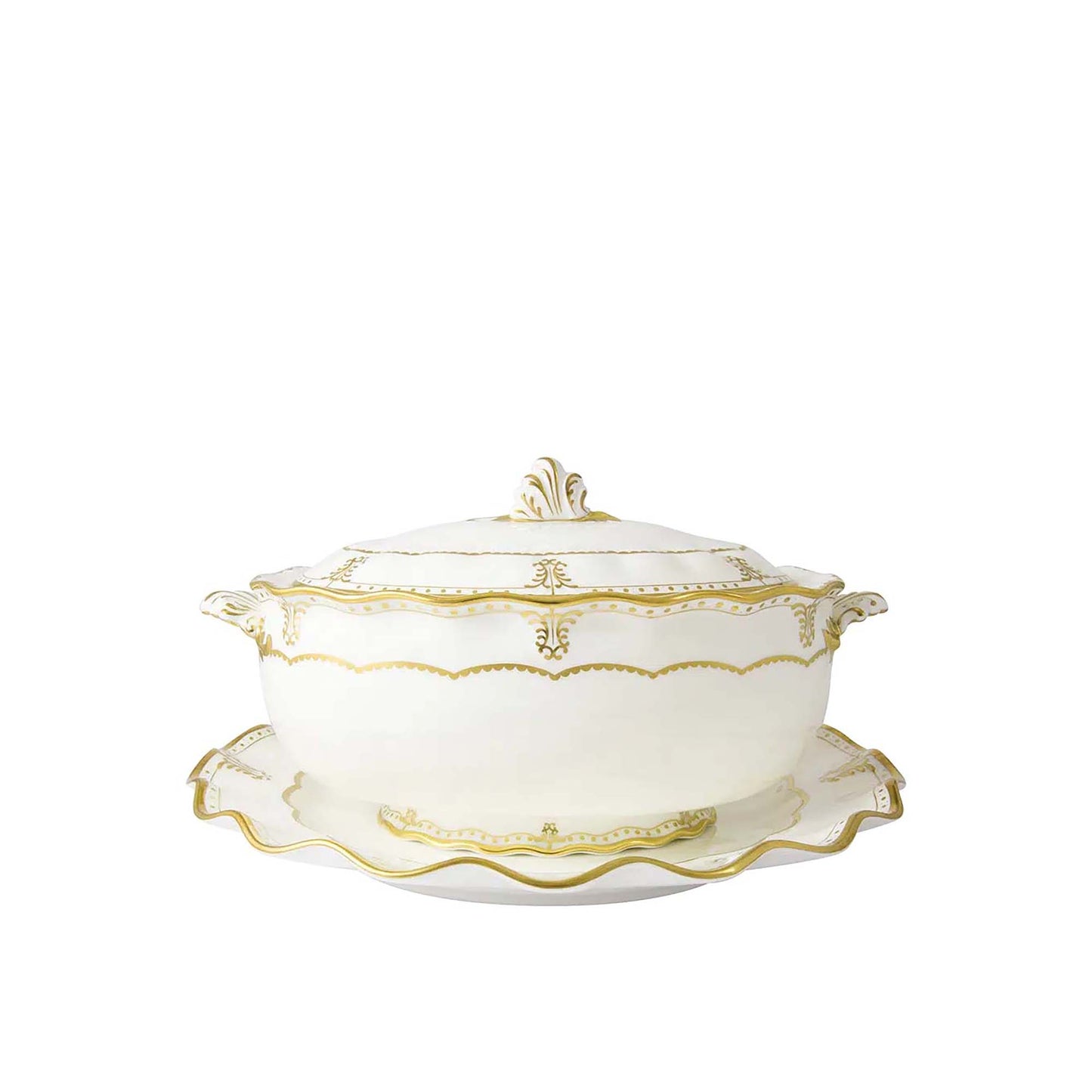 Royal Crown Derby Elizabeth Gold Soup Tureen | 100oz