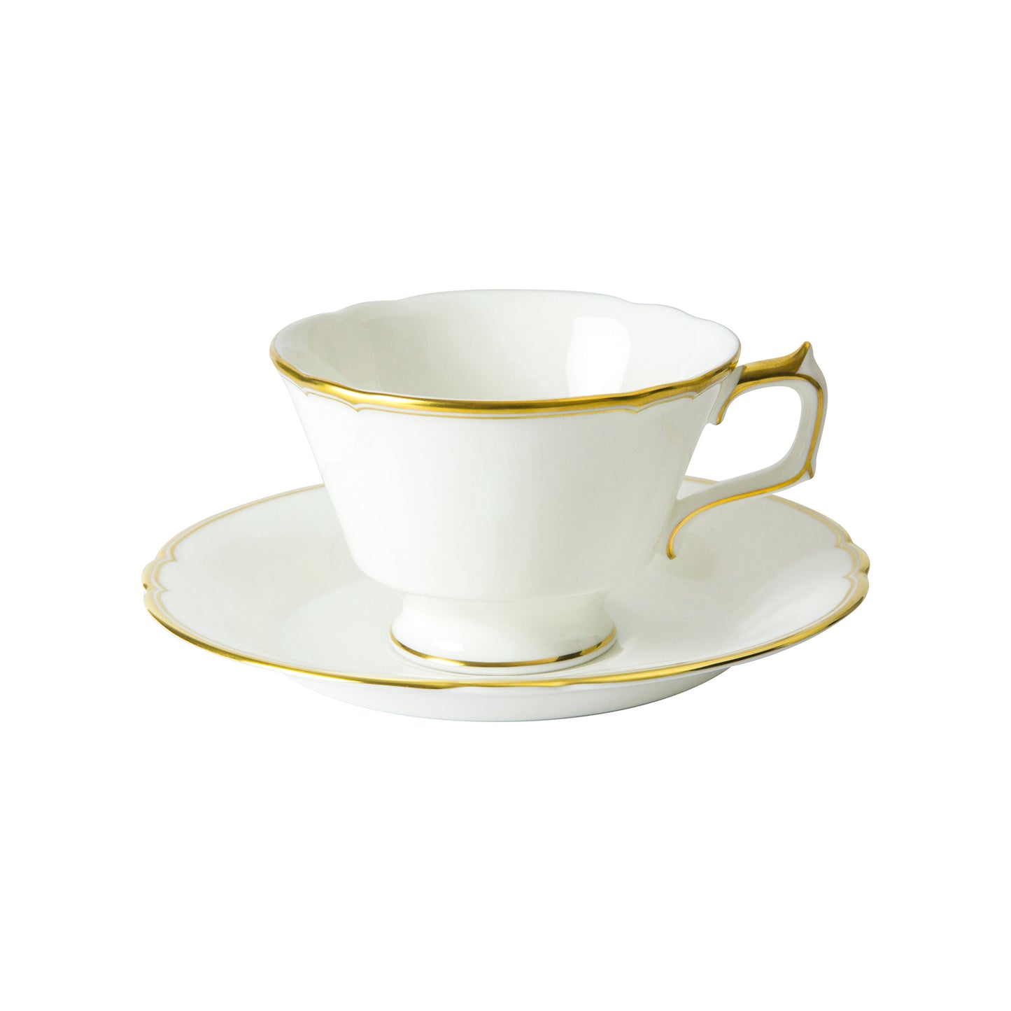 Royal Crown Derby Chelsea Duet Tea Cup Gold Band | 8oz
