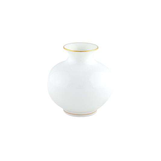 Herend Round Vase | 4.5in Golden Edge