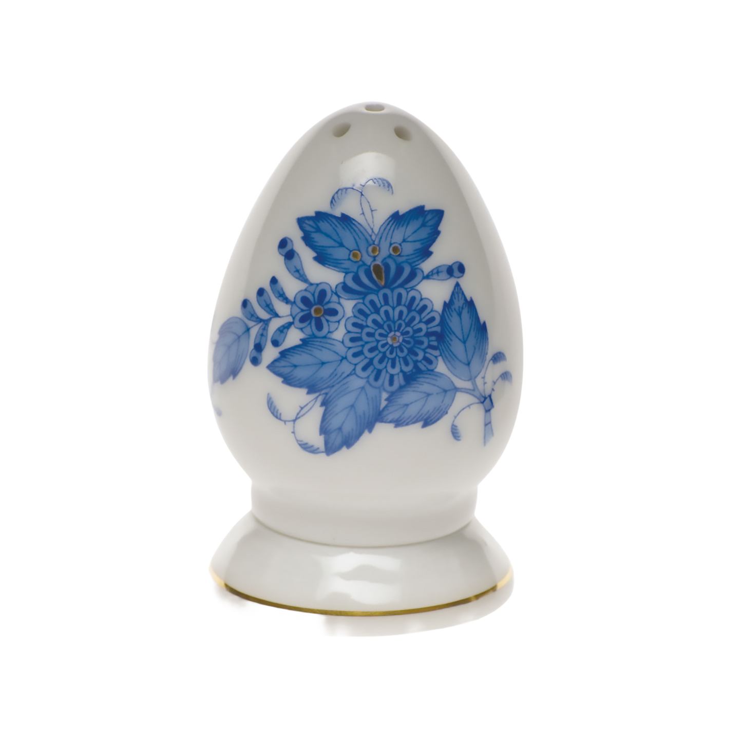 Herend Chinese Bouquet Blue Twin Salt | 5.5in