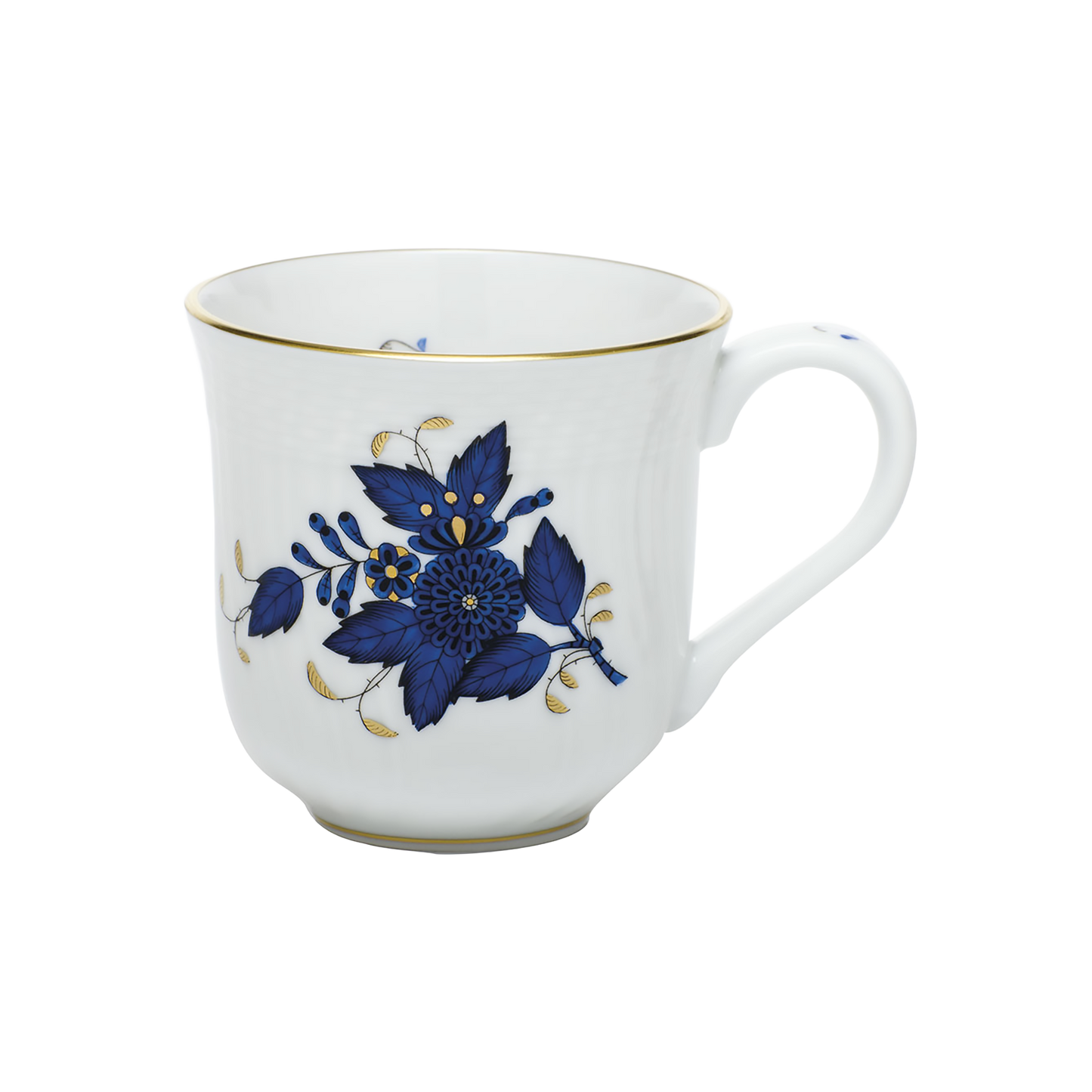 Herend Chinese Bouquet Black Sapphire Mug | 10in