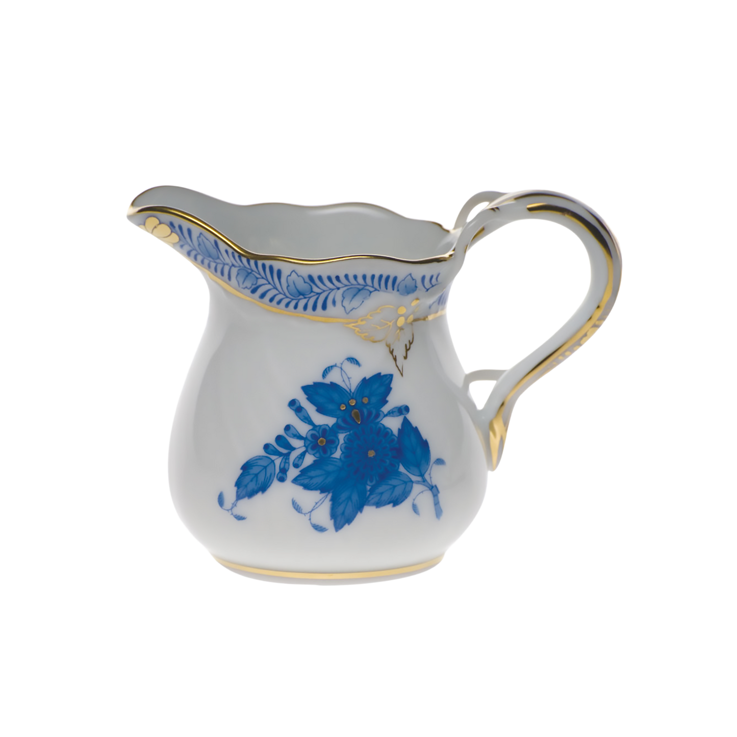 Herend Chinese Bouquet Blue Creamer | 1.5oz
