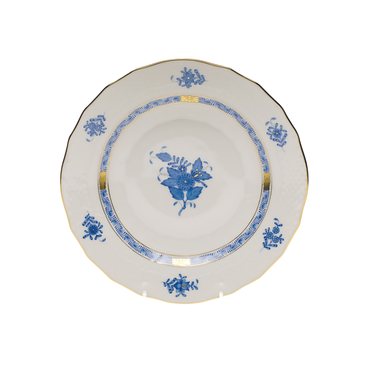 Herend Chinese Bouquet Blue Dessert Plate | 8.25in