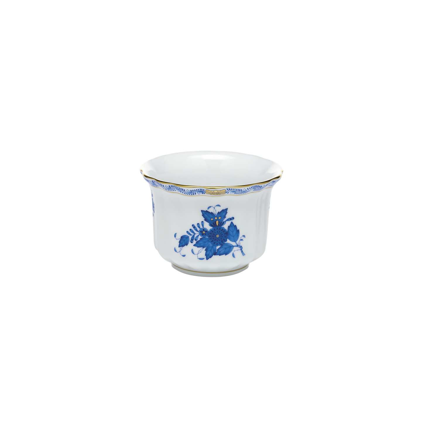 Herend Chinese Bouquet Blue Mini Cachepot | 4.5x4.5in