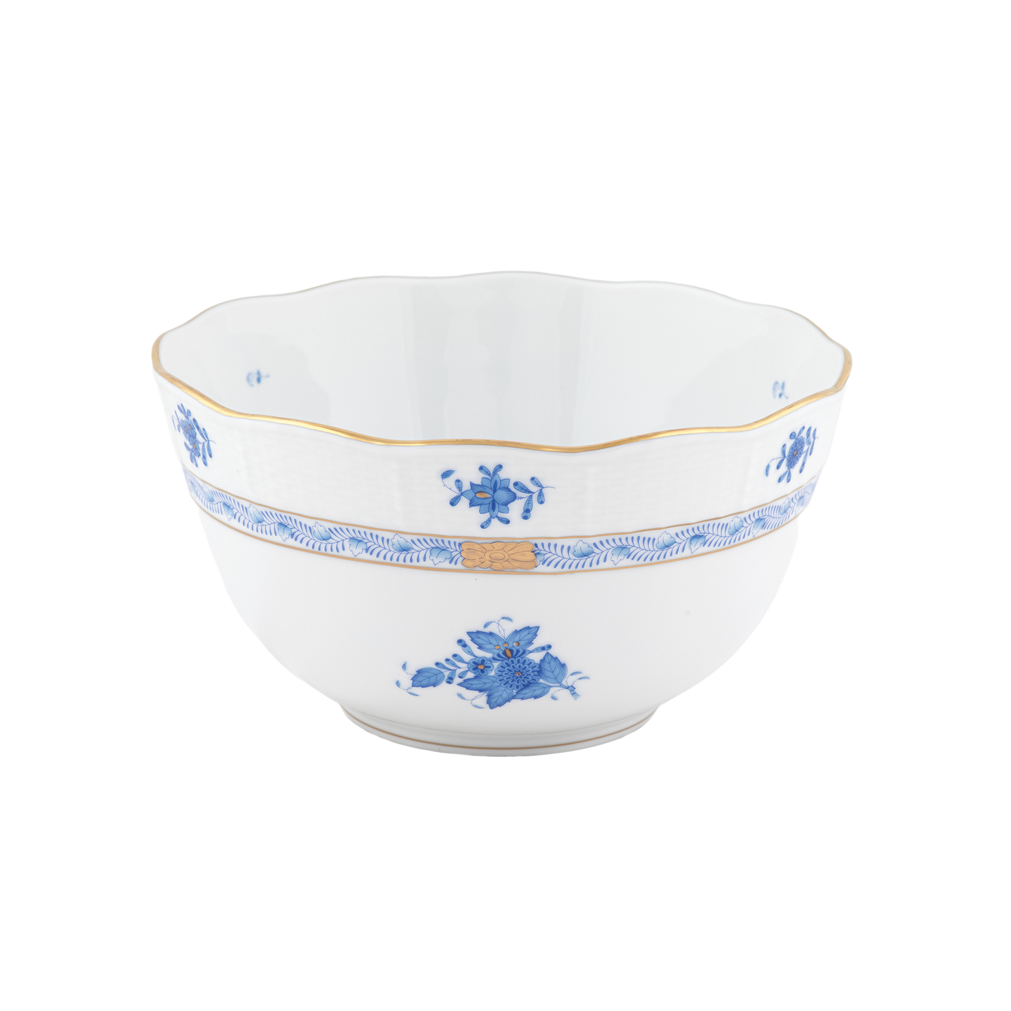 Herend Chinese Bouquet Blue Round Bowl | 3.5pt