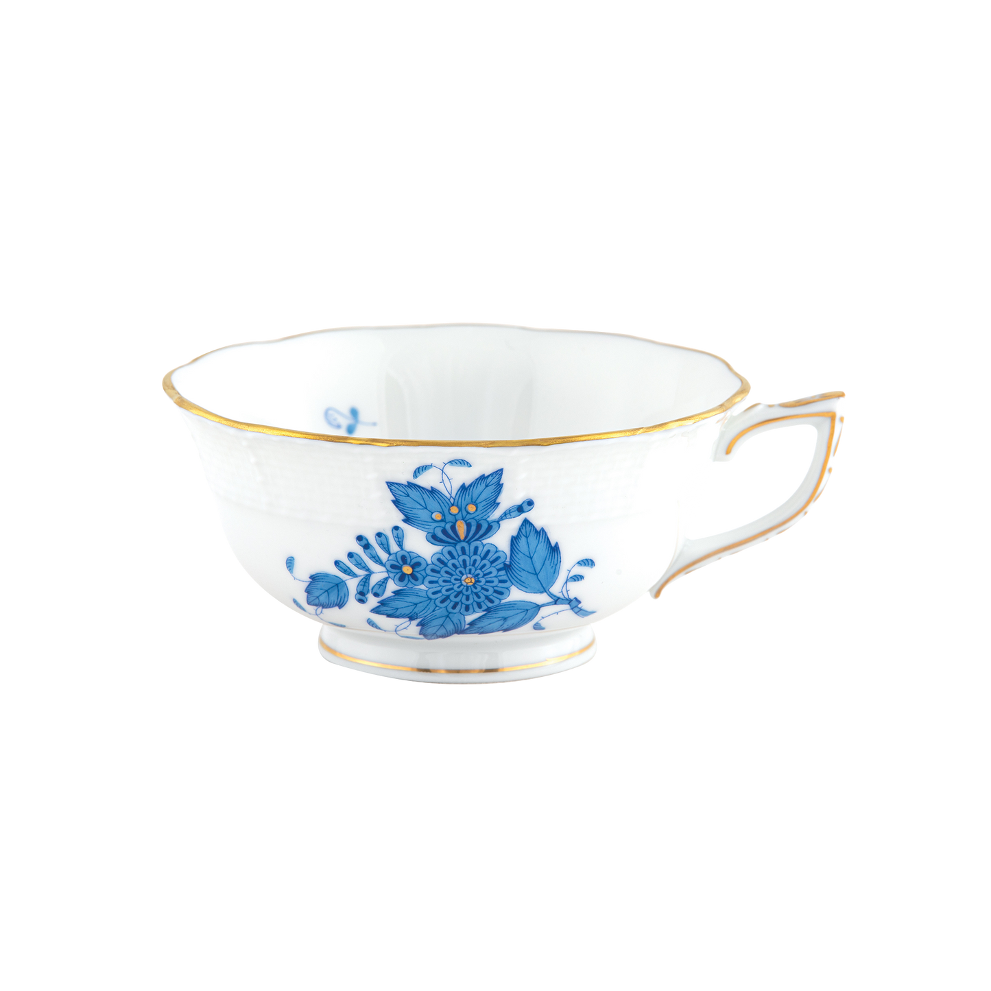 Herend Chinese Bouquet Blue Tea Cup | 8oz