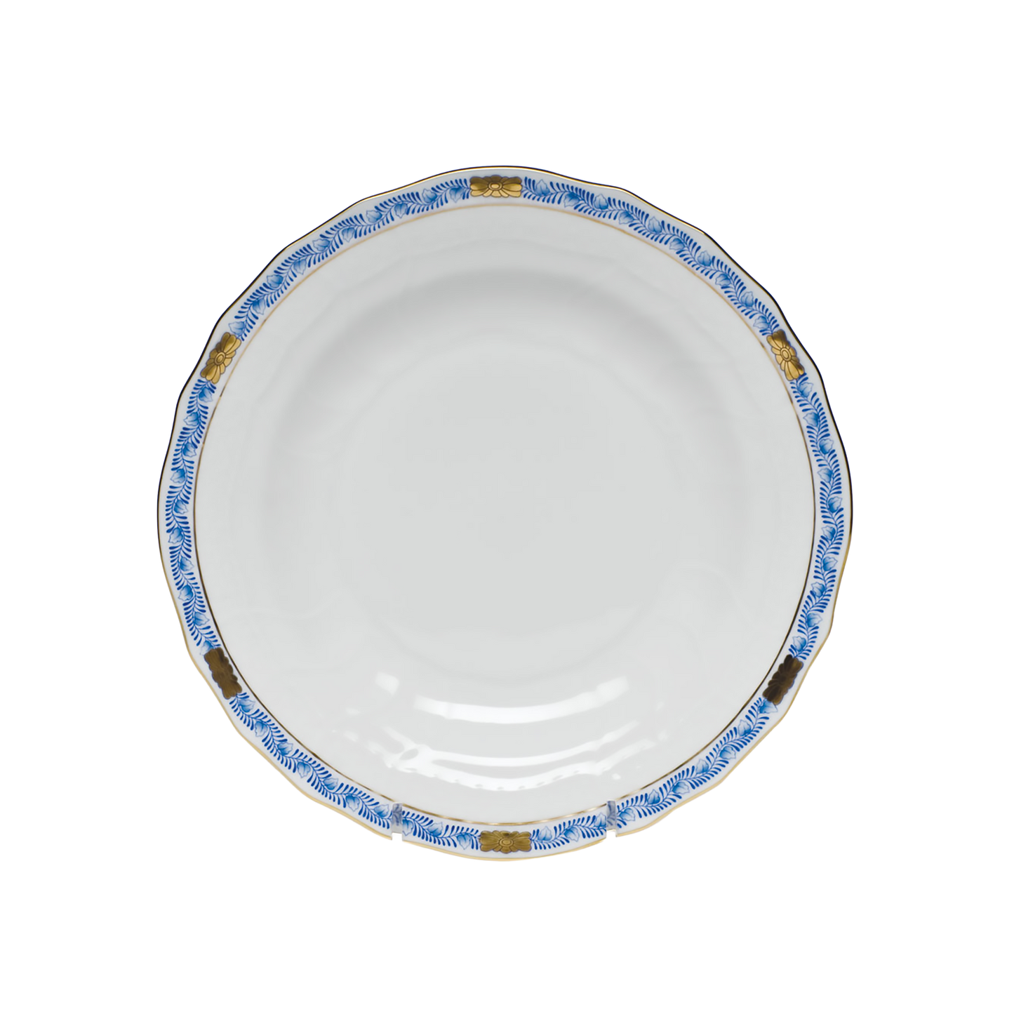Herend Chinese Bouquet Garland Blue Dessert Plate | 8.25in