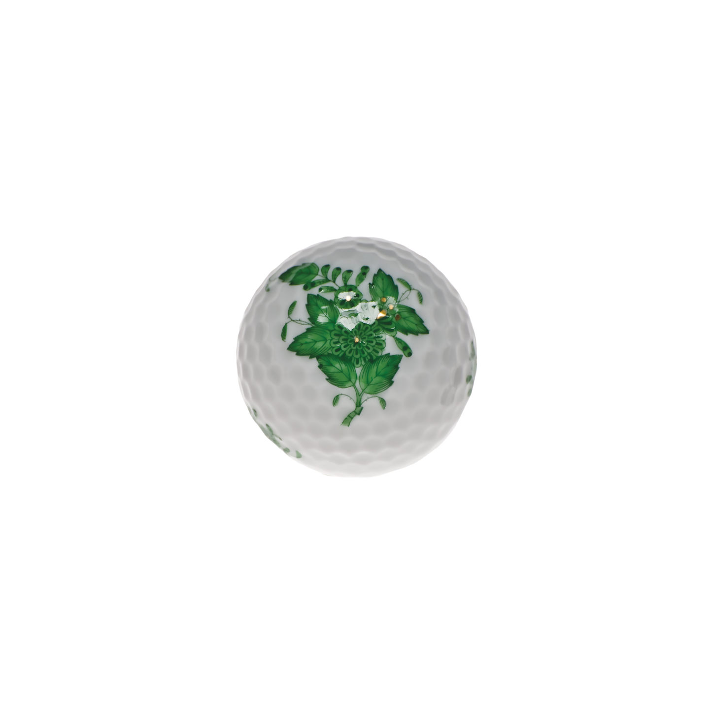 Herend Chinese Bouquet Green Golf Ball | 1.75in