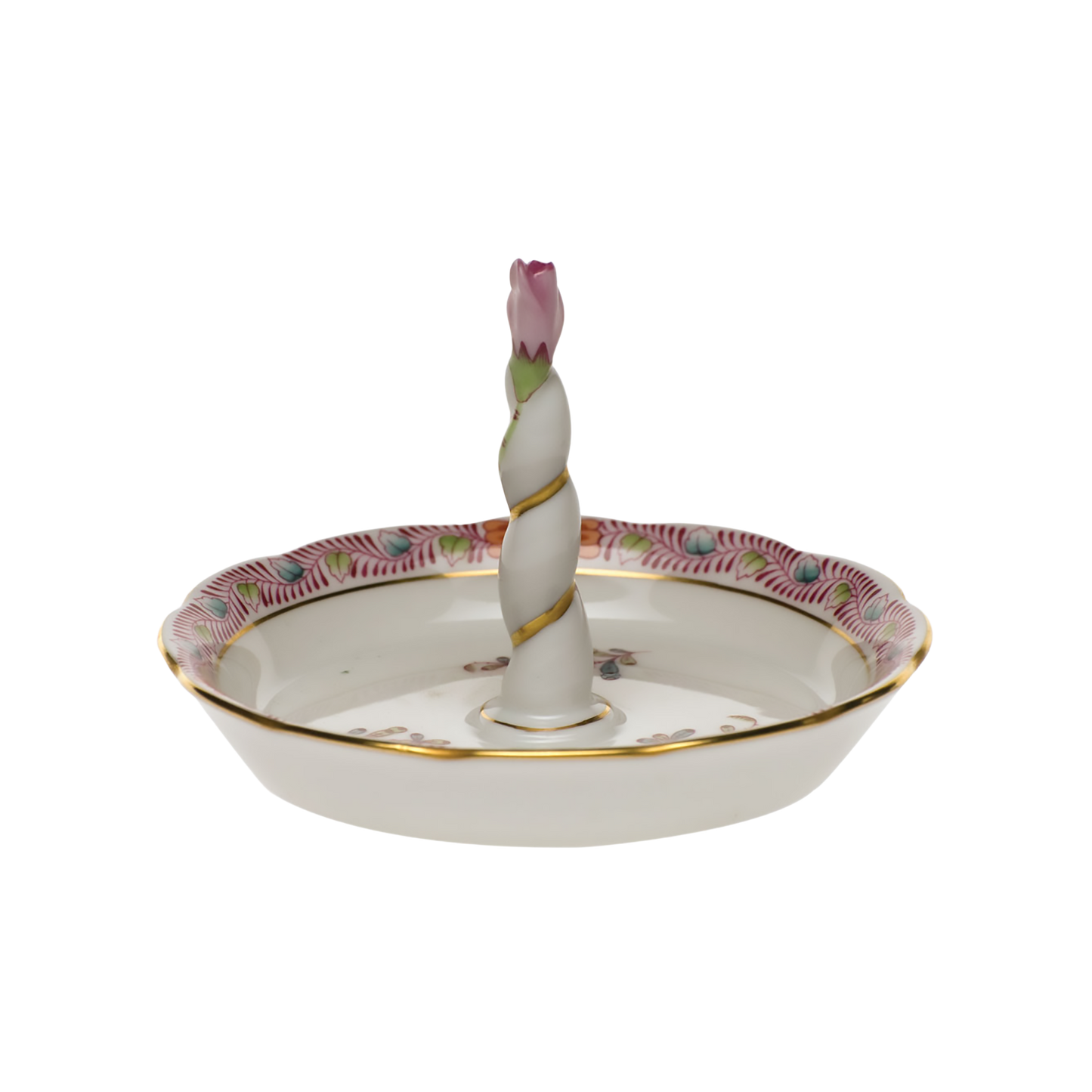 Herend Chinese Bouquet Multicolor Ring Holder | 4x2in