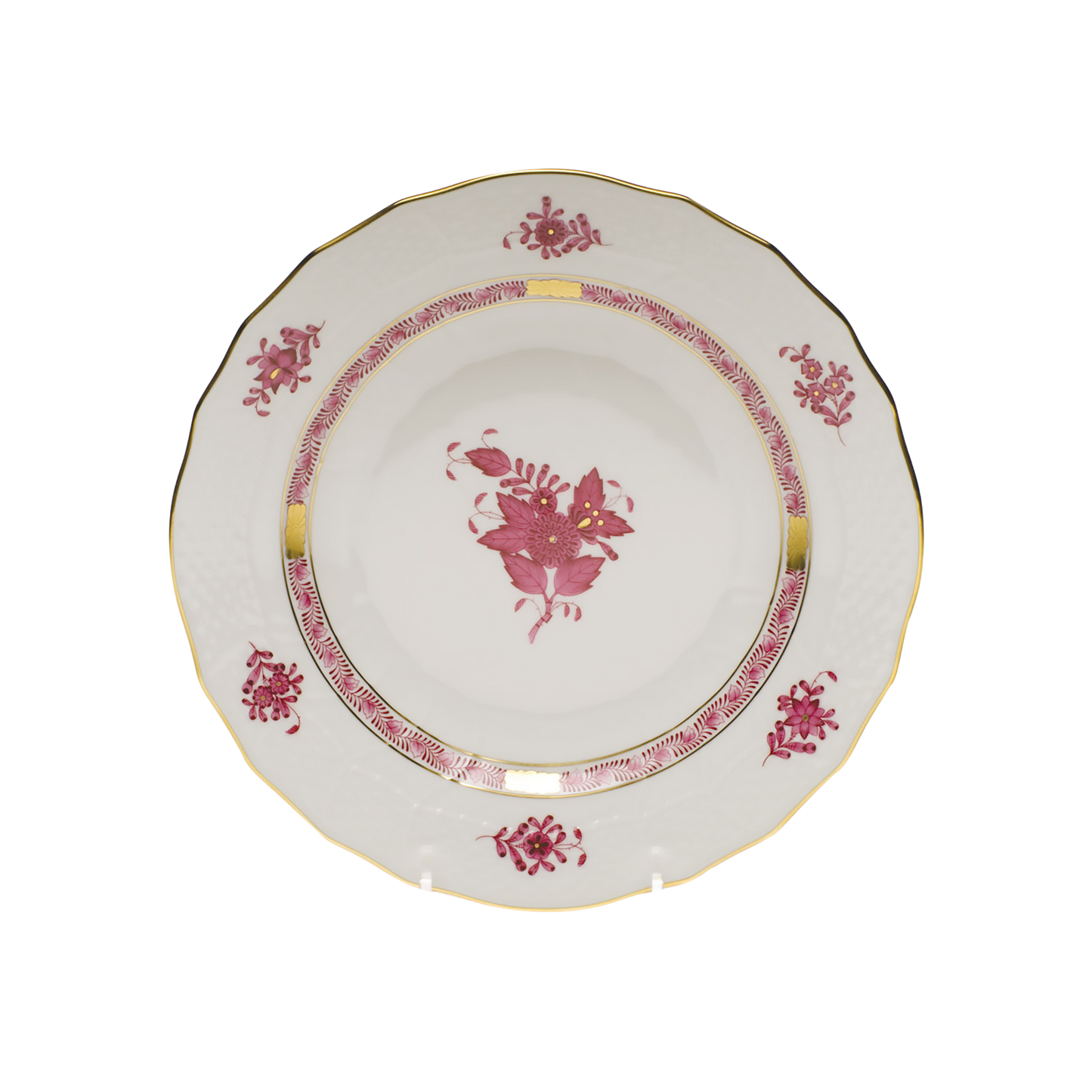 Herend Chinese Bouquet Raspberry Dessert Plate | 8.25in