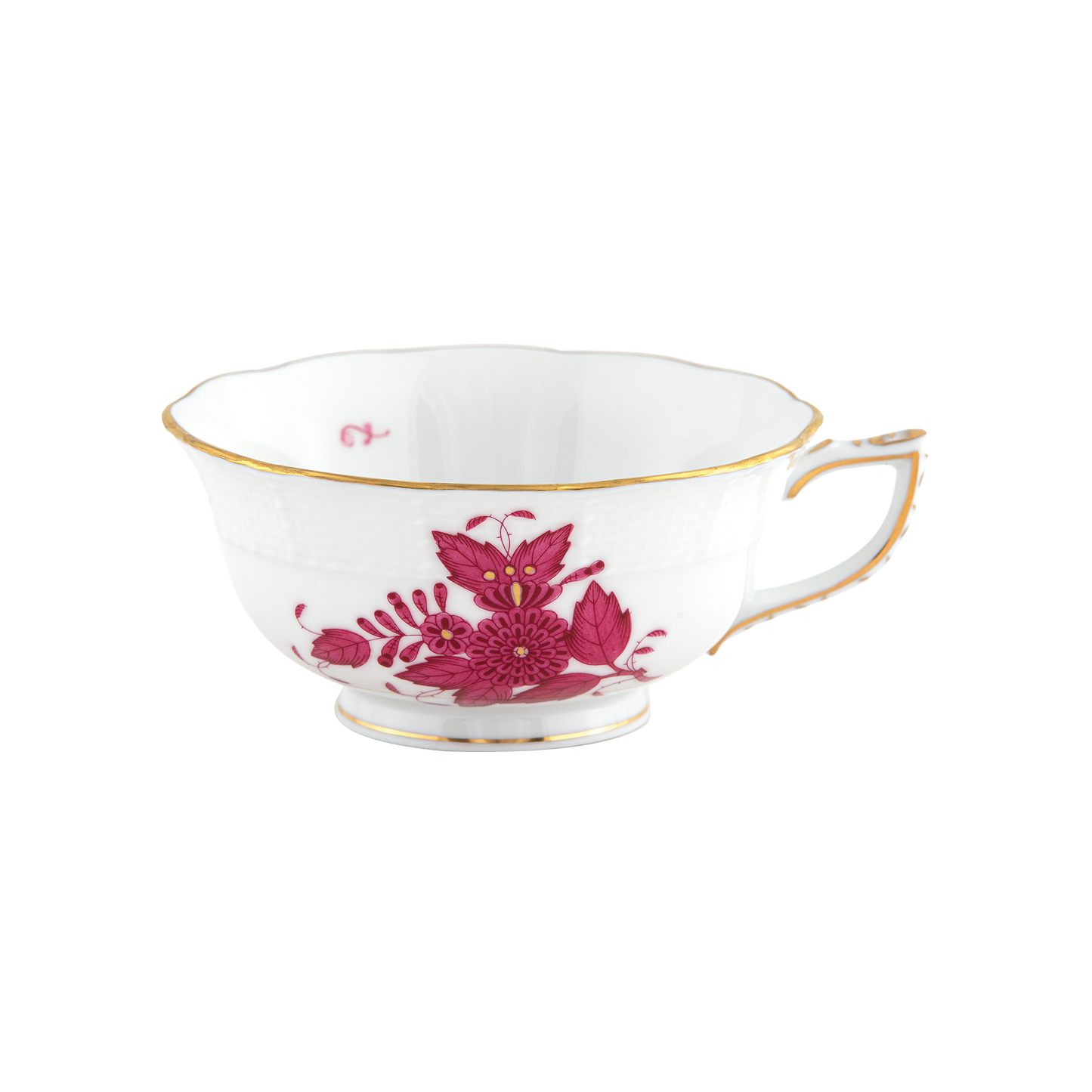 Herend Chinese Bouquet Raspberry Tea Cup | 8oz