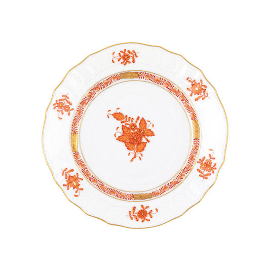 Herend Chinese Bouquet Rust Bread + Butter Plate | 6in