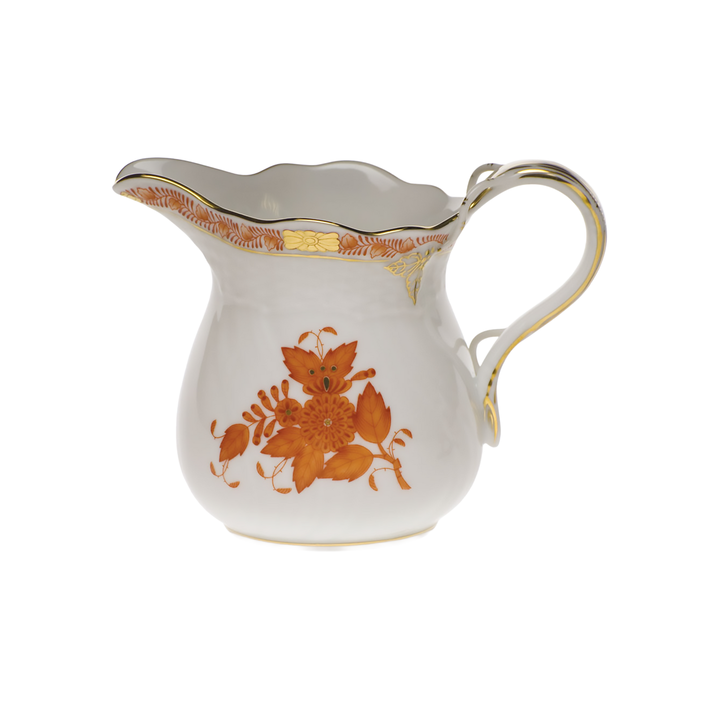Herend Chinese Bouquet Rust Creamer | 10oz