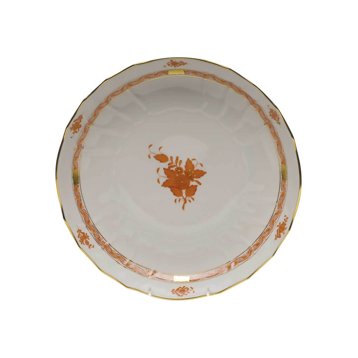 Herend Chinese Bouquet Rust Open Vegetable Bowl | 10.5in