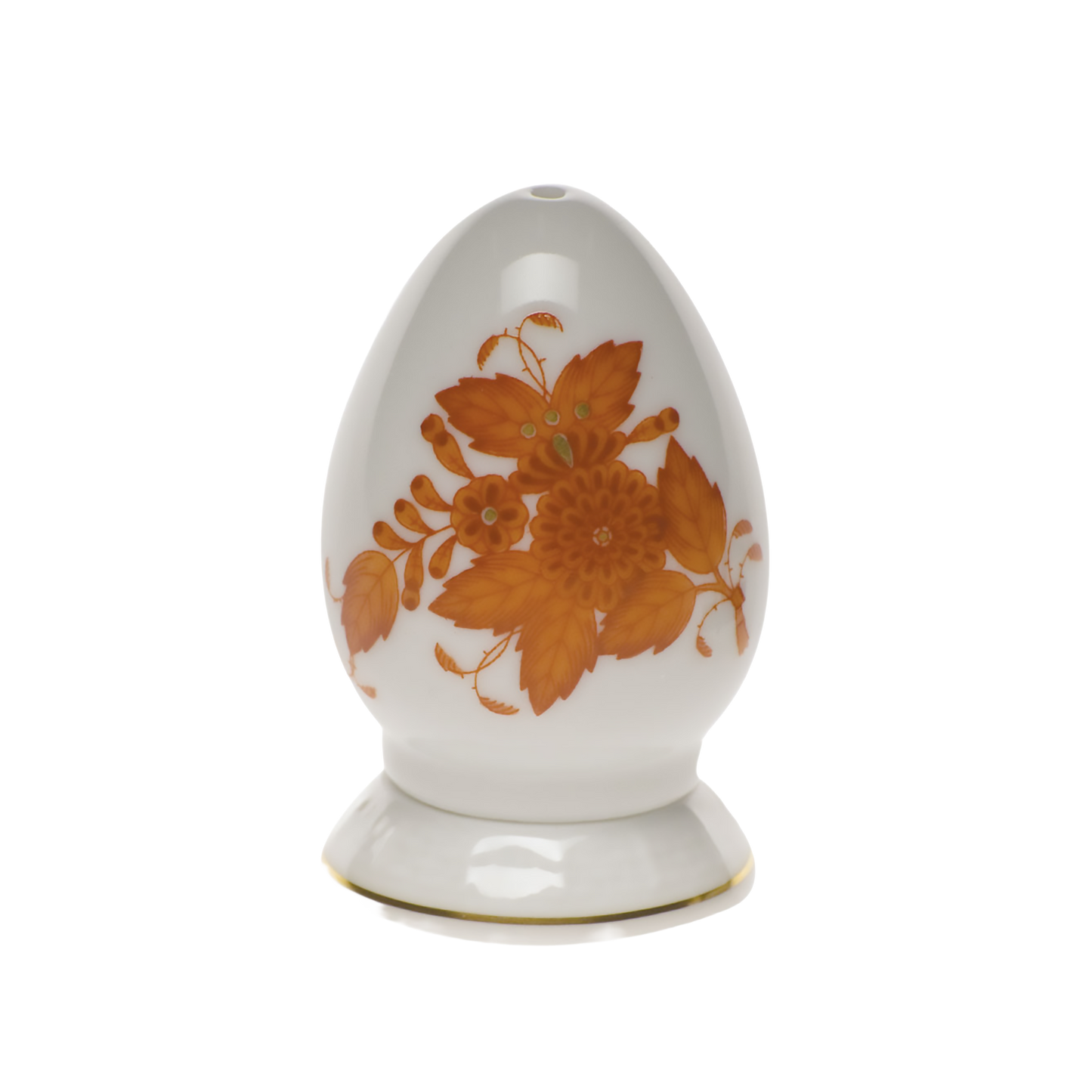 Herend Chinese Bouquet Rust Pepper Shaker Single Hole | 3.5in