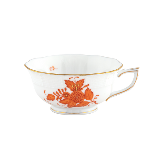Herend Chinese Bouquet Rust Tea Cup | 8oz