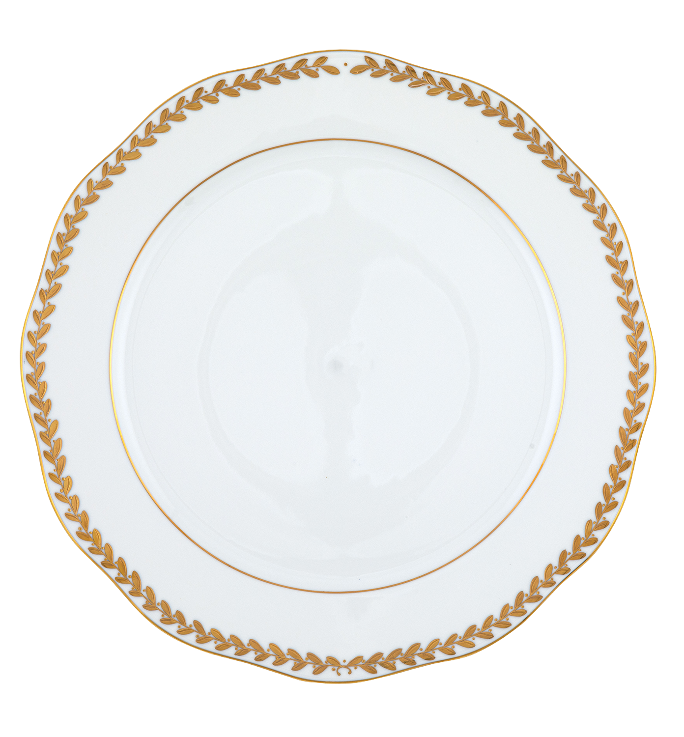 Herend Golden Laurel Service Plate | 11in