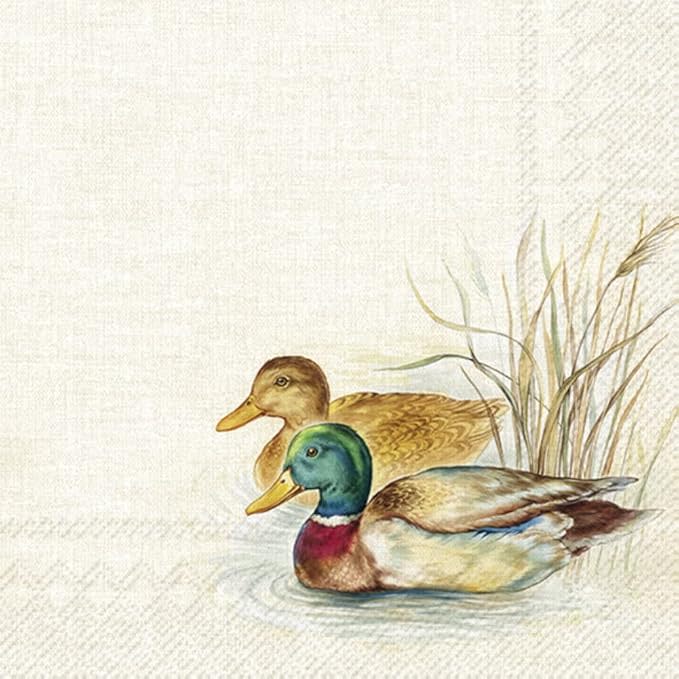 Paper Cocktail Napkins | Hunted Ducks Fall