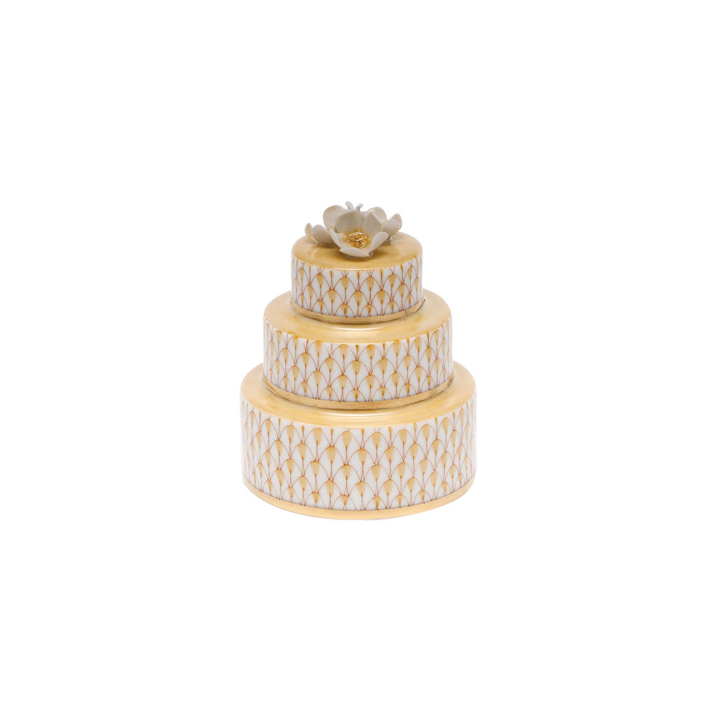 Herend Wedding Cake | 3in Butterscotch