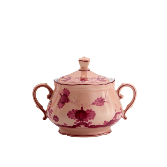 Ginori 1735 Oriente Italiano Vermiglio Sugar Bowl | 9.5oz