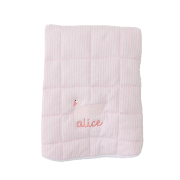 Weezie Towels Luxury Baby Tummy Time Mat | Light Pink