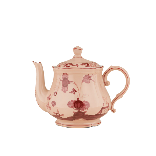 Ginori 1735 Oriente Italiano Vermiglio Teapot with Cover | 24oz