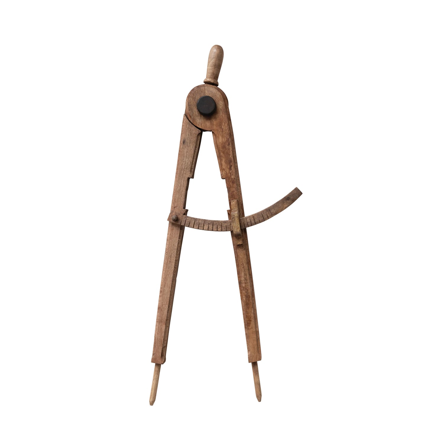 Wood Architect Protractor Decor | 30in