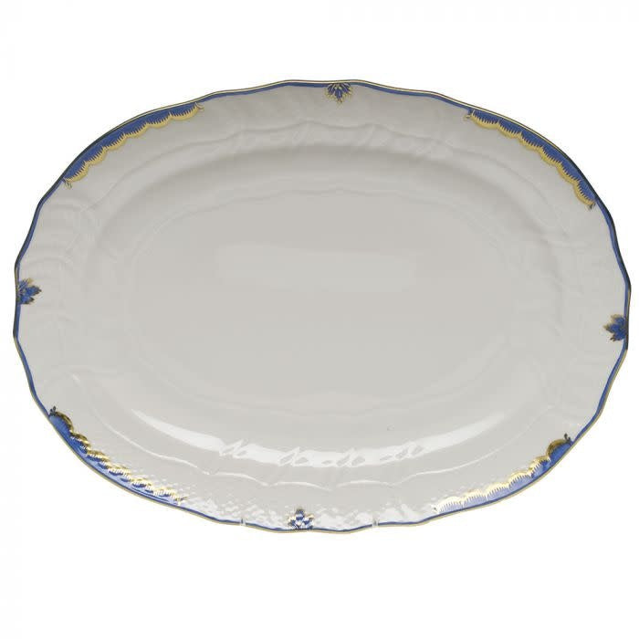 Herend Princess Victoria Light Blue Platter | 15in