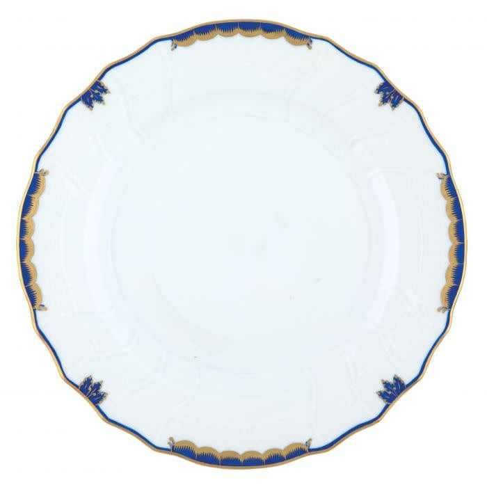 Herend Princess Victoria Blue Dinner Plate | 10.5in