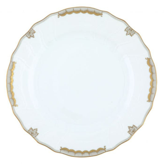 Herend Princess Victoria Gray Dinner Plate | 10.5in