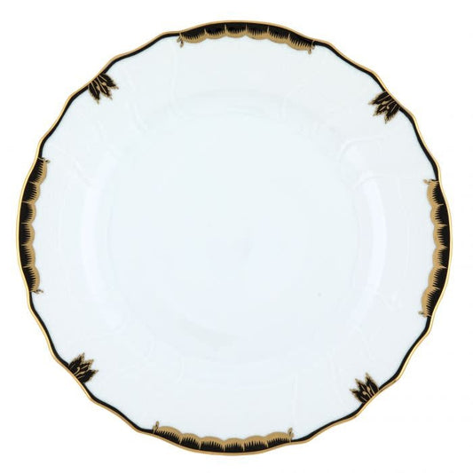 Herend Princess Victoria Black Dinner Plate | 10.5in