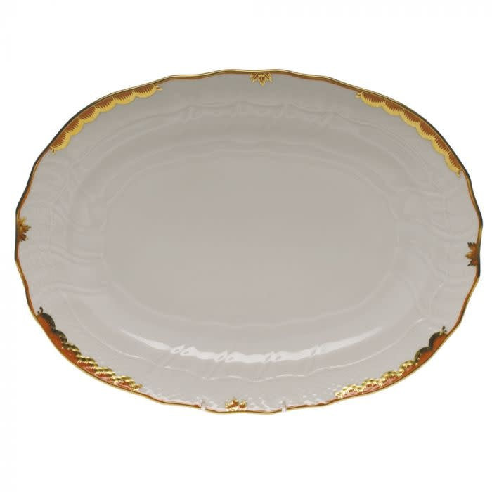 Herend Princess Victoria Rust Platter | 15in