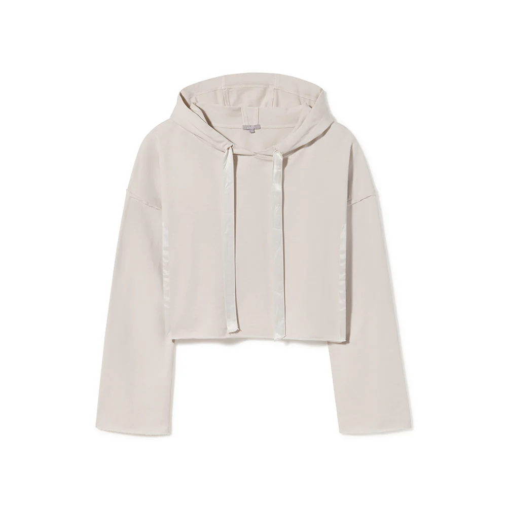 Bianca Satin Inset Hoodie |