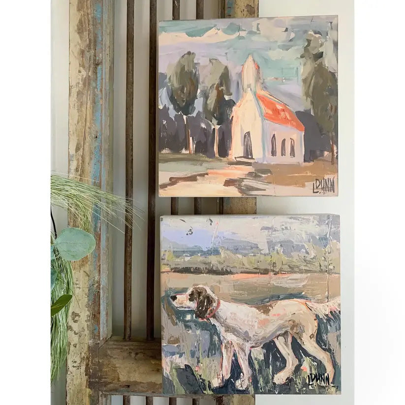 Lauren Dunn Original Art Print Acrylic Frame | Constant Companion 16x16