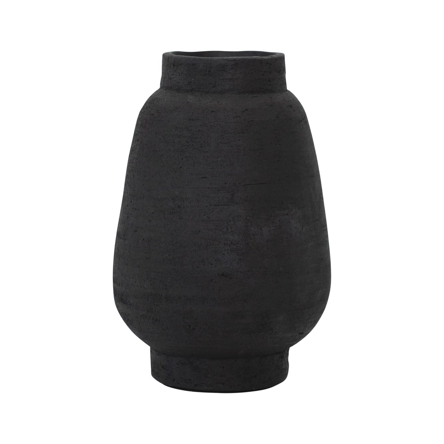 Black & Gold Terracotta Vase