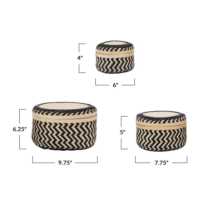 Black Bamboo Box