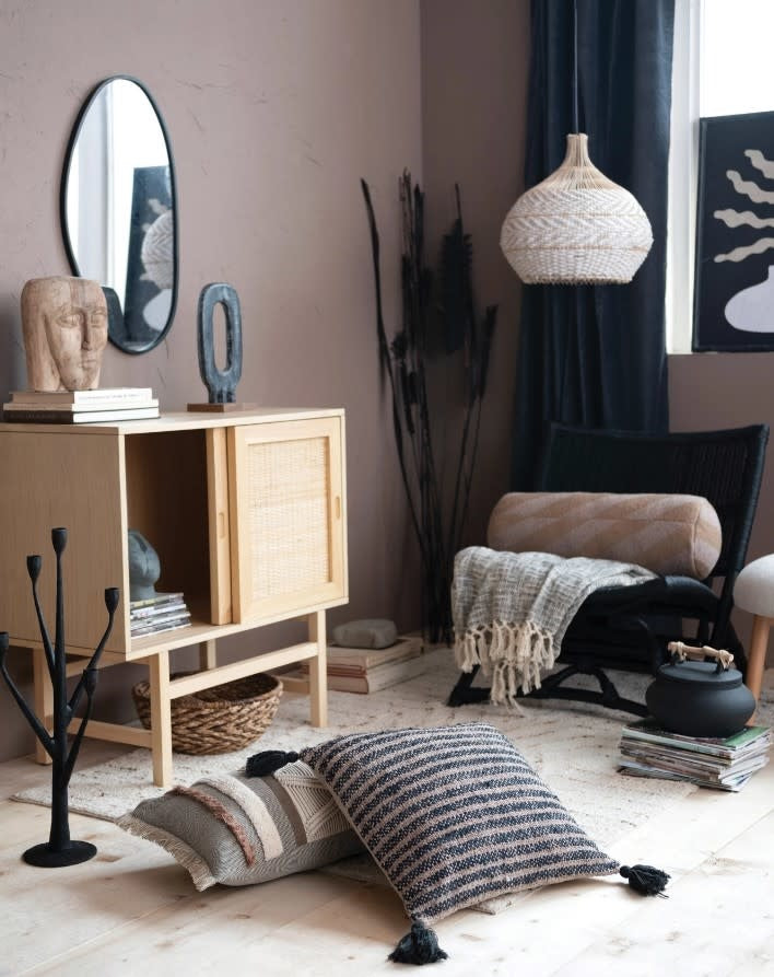 Cast Iron Candelabra | Black 25.25in