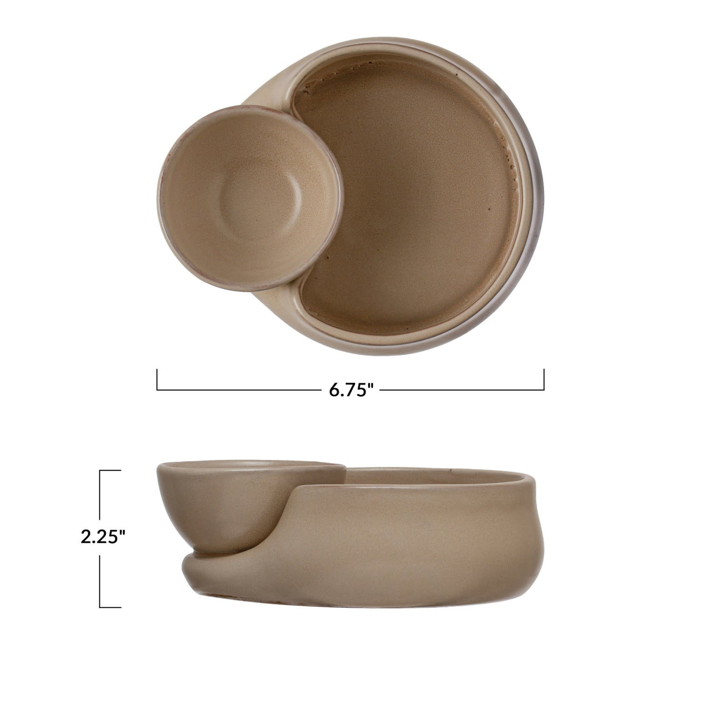 Glazed Stoneware Soup Bowl | 6.8in