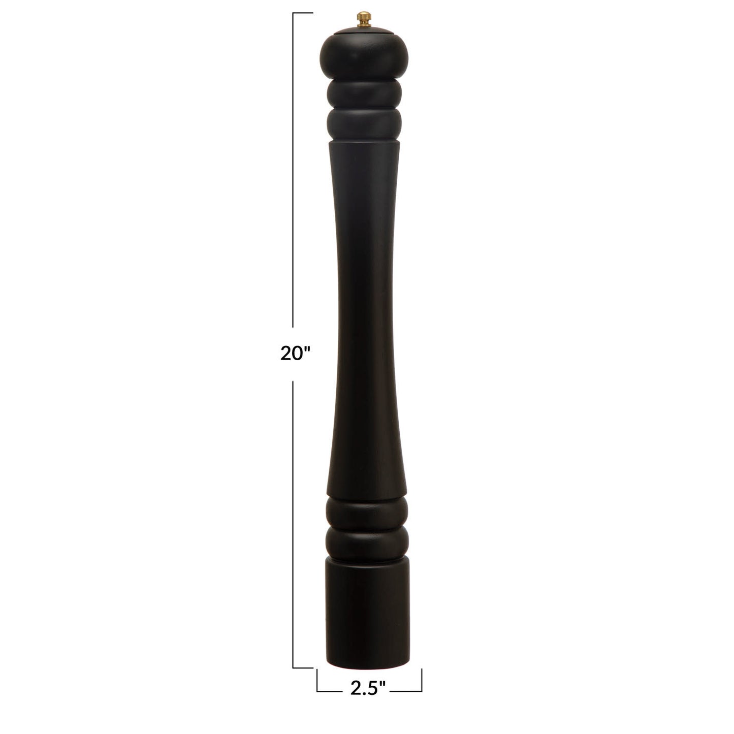 Salt + Pepper Mill | Black 20in