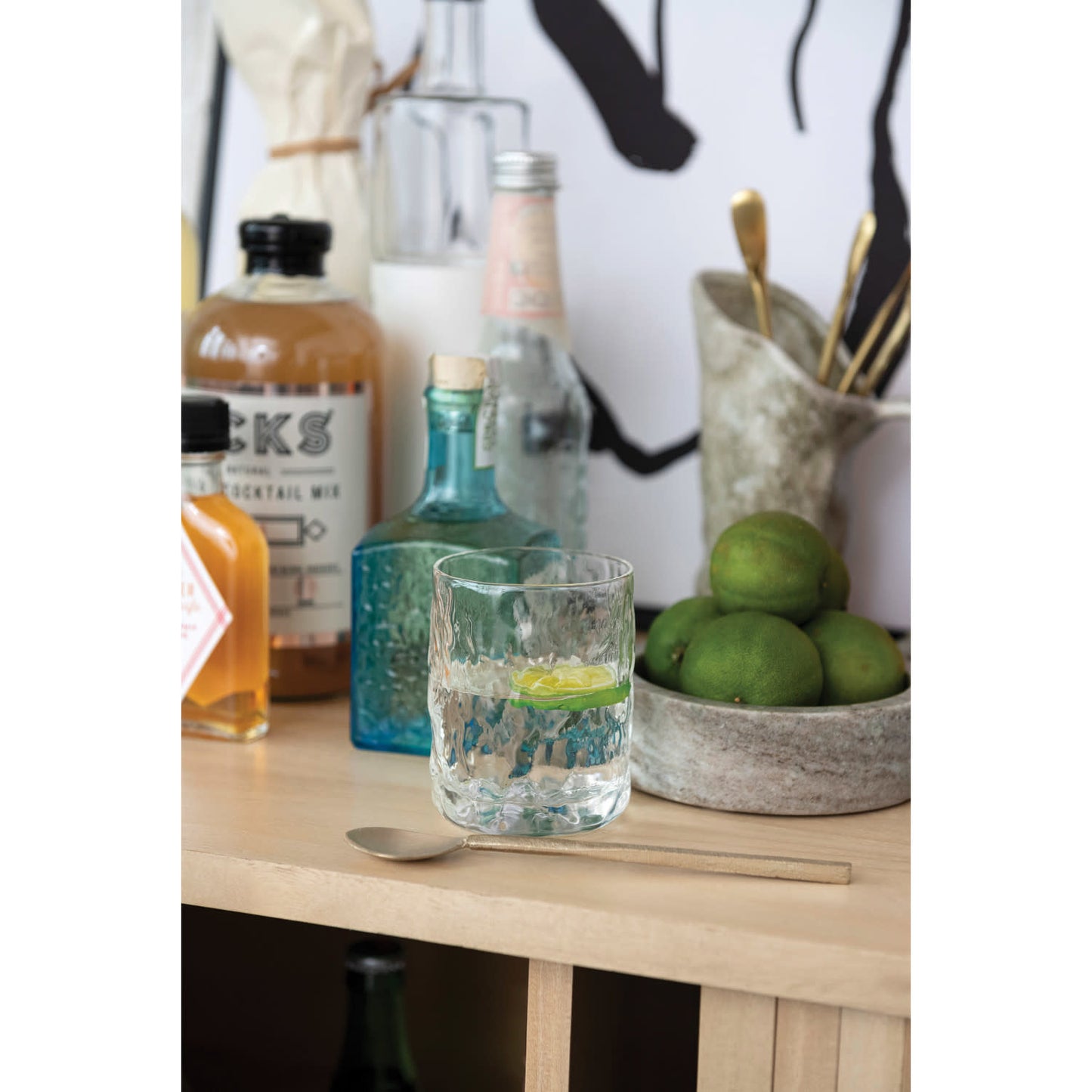 Hammered Drinking Glass | 8oz