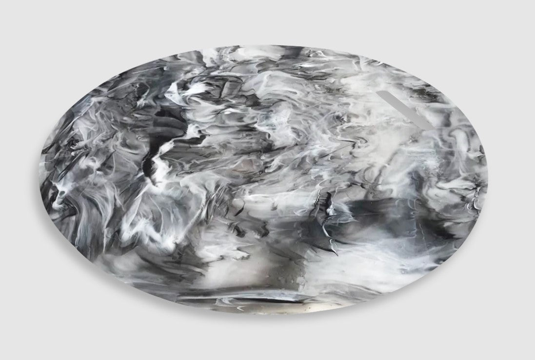 Resin Round Platter/Cutting Board | 15.75in