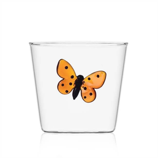 Ichendorf Garden Picnic Butterfly Tumbler | 11.8oz Red