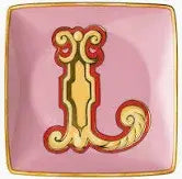 Versace Alphabet Square Dish | 4.75in L